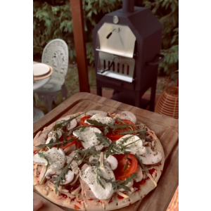 Outdoor Pizza Oven Garden BBQ Smoker Bake Bread Heater Stone Patio Chimney Grill - Image 4