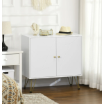 Small Storage Cupboard Modern Side Cabinet Industrial Style Shelf Sideboard Unit