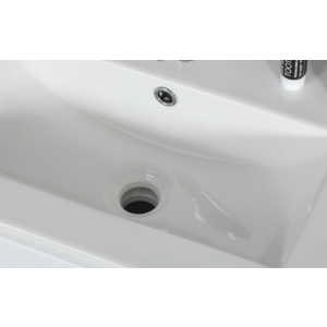 Bathroom Vanity Unit Modern White High Gloss 2 Drawers Under Sink Basin Cabinet - Image 6
