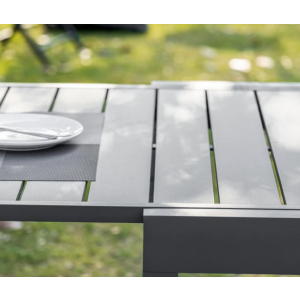 Garden Dining Table Outdoor Large Extendable Square Furniture Metal Bistro Patio - Image 4
