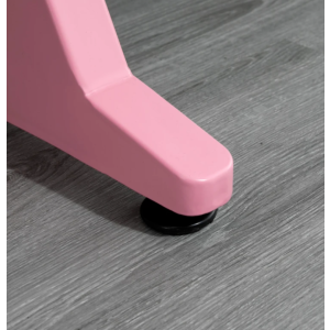 Girls Gaming Desk Pink Racing Computer Workstation Kids Home Office Study Table - Image 4