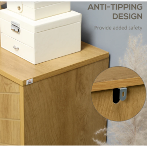 Small Wooden Cabinet Scandinavian Modern Cupboard Nordic Style Storage Sideboard - Image 6