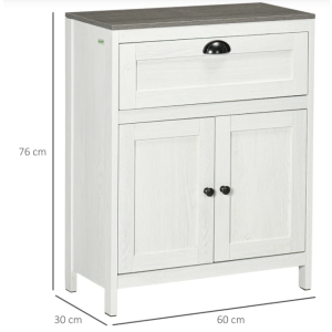 Shabby Chic Cupboard Vintage French Style Storage Side Cabinet Wooden Sideboard - Image 7