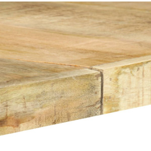 Industrial Dining Table Rustic Solid Wood Kitchen Large 180cm Rectangular Metal Furniture - Image 3