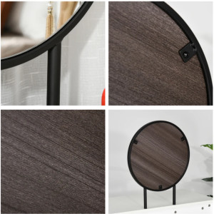 Dressing Table Stool Set Vintage Retro Makeup Mirror Vanity Storage Drawer Unit - Image 5