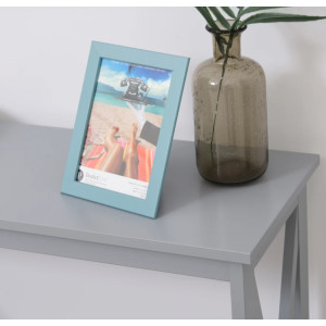 Grey Console Table Modern Storage Display Shelf Side Cabinet Slim Chic Hallway Furniture - Image 5