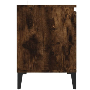 Rustic TV Stand Vintage Industrial Media Cabinet Storage Shelf Door Metal Unit - Image 4