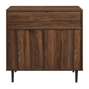 Vinyl Record Cabinet Mid Century Modern Media Stereo Hifi Storage Shelf Cupboard - Image 7