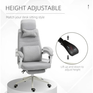 Modern Office Chair Ergonomic Computer Desk Executive Adjustable Swivel PC Work Seat - Image 3