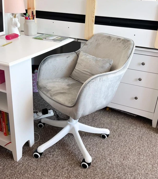 silver grey dressing table chair Grey Dressing Room Table Stool Velvet Dressing Room Chair Grey Dressing Table Chairs Thick Cushion Dressing