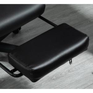 Racing Gaming Desk Black Swivel Home Office Work Desk Executive Faux Leather Seat - Image 5