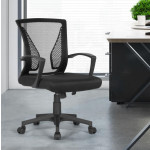 Office Computer Chair Adjustable Swivel Black Mesh Ergonomic Gaming PC Table