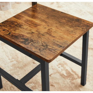 Industrial Dining Chairs Rustic Metal Set 2 Chair Vintage Retro Kitchen Seat - Image 6