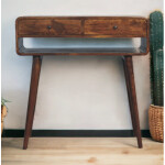 Mid Century Console Table Vintage Danish Hallway Sideboard Nordic Shelf Drawers