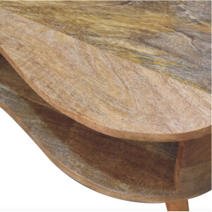 Nordic Coffee Table Mid Century Danish Storage Scandinavian Vintage Shelf Drawer - Image 3