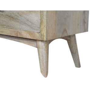 Nordic Chest of Drawers Scandinavian Rustic Solid Wood Sideboard Large Vintage Unit - Image 3