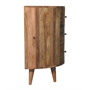 Nordic Chest Drawers Vintage Scandinavian Cabinet Unit Large Bedside Table - Image 4