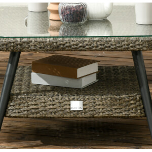 Corner Rattan Furniture Garden Lounge Sofa Chair Table Set Wicker Woven Patio - Image 5