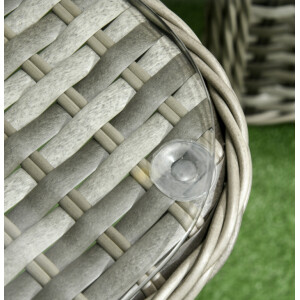 Garden Dining Set Wicker Woven Furniture Rattan Patio Sofa Chairs Lounge Table - Image 4