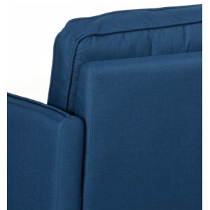 2 Seater Sofa Small Upholstered Loveseat Vintage Retro Couch Double Settee Seat - Image 4
