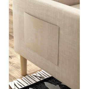 Modern Sofa Chair Small Room Armchair Storage Accent Seat Retro Scandinavian Leg - Image 3