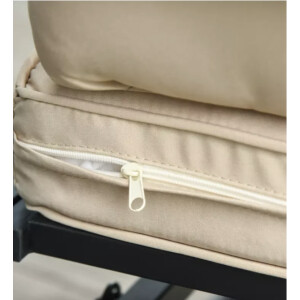 Garden Rocking Bench 2 Seater Metal Patio Love Seat Cushion Swing Glider Chair - Image 3