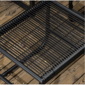 Garden Dining Set Large Metal Patio Furniture 6 Chair Seater Table Cushion Stool - Image 5