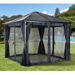 Hot Tub Gazebo Small Garden Canopy Outdoor Curtain Shelter Metal Structure Shade