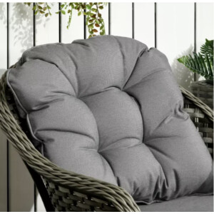 Rattan Bistro Set Garden Wicker Woven Patio Furniture 2 Seat Cushion Chair Table - Image 5