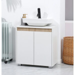 Modern Bathroom Cupboard Under Sink Vanity Basin Unit Floor Storage Door Cabinet