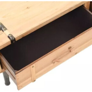 Retro TV Stand Vintage Industrial Style Media Cabinet Low Rustic Storage Unit - Image 3