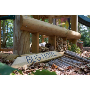 Kids Garden Playhouse Wooden Climbing Slide Swing Set Children Tree House Centre - Image 11