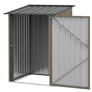 Metal Storage Shed Outdoor Garden Small Lock Tool Cabinet Utility Patio Box Unit - Image 9