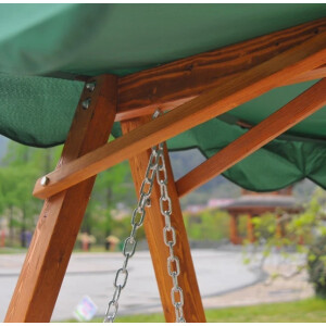 Large Garden Swing Chair Outdoor Patio Furniture 3 Seater Bench Canopy Hammock - Image 9