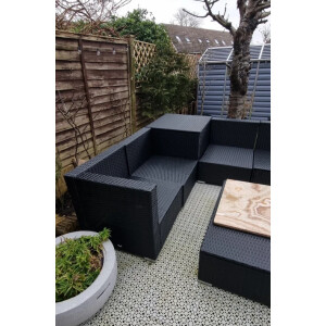 Corner Rattan Garden Furniture Set Large Storage Table Lounge Patio Cushion Sofa - Image 10
