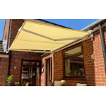 Manual Awning Canopy Outdoor Patio Garden Window Sun Shade Retractable Shelter