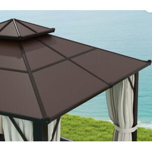 Metal Garden Gazebo Outdoor Patio Canopy Heavy Duty Structure Sun Shade Shelter - Image 7