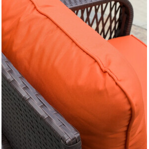 Rattan Bistro Set 2 Seater Chairs Table Outdoor Patio Garden Lounge Furniture - Image 8