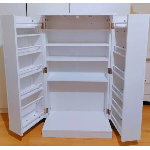Small Kitchen Cupboard Storage Pantry Unit Standing Larder Shelf Dresser Cabinet - Image 3