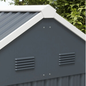 Metal Garden Shed Outdoor Storage Unit Utility Tool Bike Lock Door Walk In House - Image 3