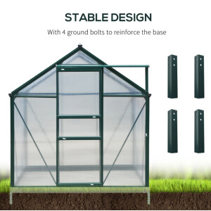 Large Garden Greenhouse Outdoor Metal Gardening Walk In Garden Plants Grow House - Image 8