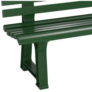 Plastic Garden Bench Large 3 Seater Patio Furniture Outdoor Park Deck Chair Seat - Image 6
