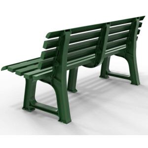 Plastic Garden Bench Large 3 Seater Patio Furniture Outdoor Park Deck Chair Seat - Image 9
