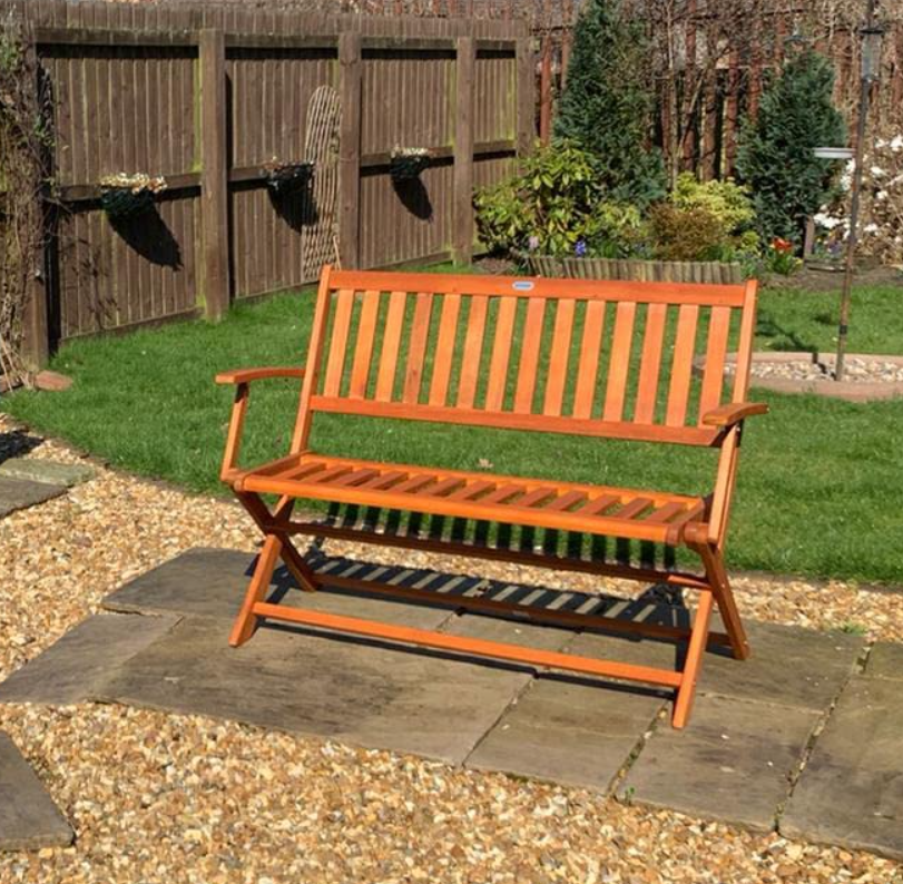 Folding-Garden-Bench-Rustic-Wooden-Patio-Furniture-Small-2-Seater-Deck-Chair