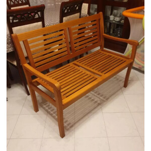 Small Garden Bench Wooden Patio Furniture 2 Seater Chair Outdoor Park Deck Seat - Image 7
