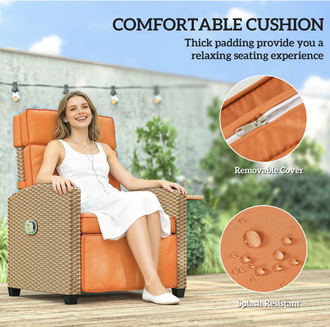Rattan-Garden-Recliner-Chair-Wicker-Sun-Lounger-Patio-Armchair-Cushion-Bed-Seat